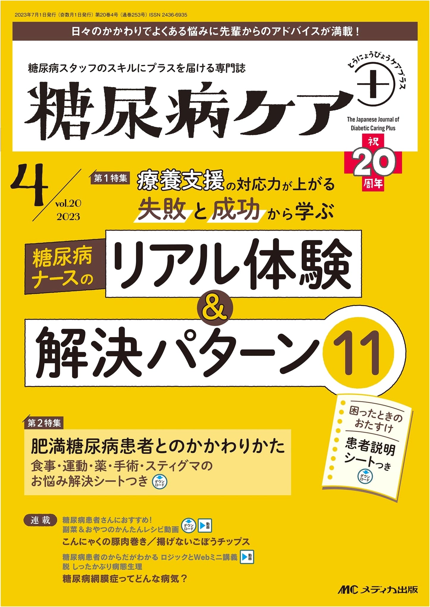 Diabetes Care+ (Plus) 2023, Vol. 20 No. 4: Diabetes Nurse Real Experiences & 11 Solutions
