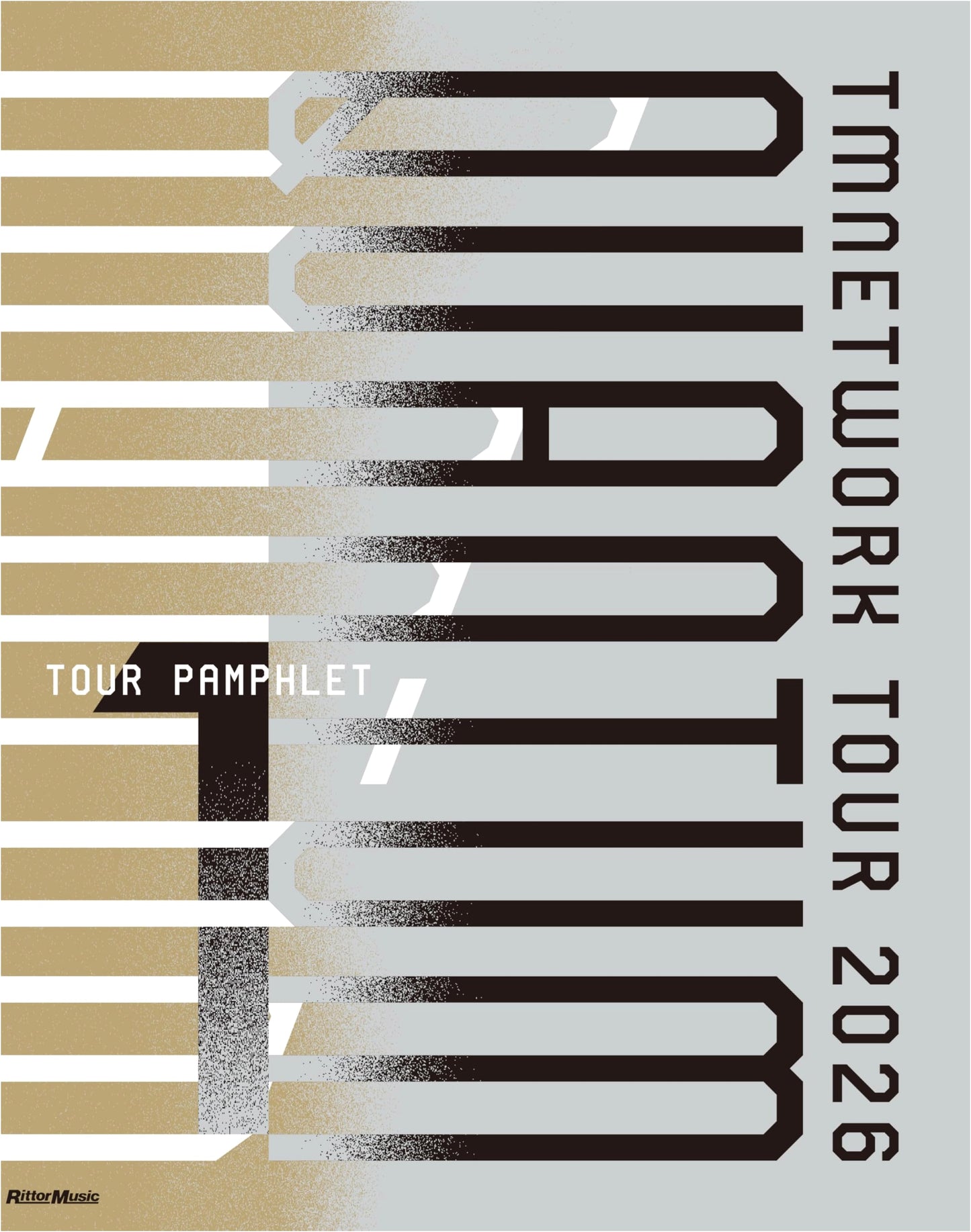 TMNETWORK 2026 QUANTUM TOUR PAMPHLET 1 with Special Tour Logo Iron-On Transfer Sheet