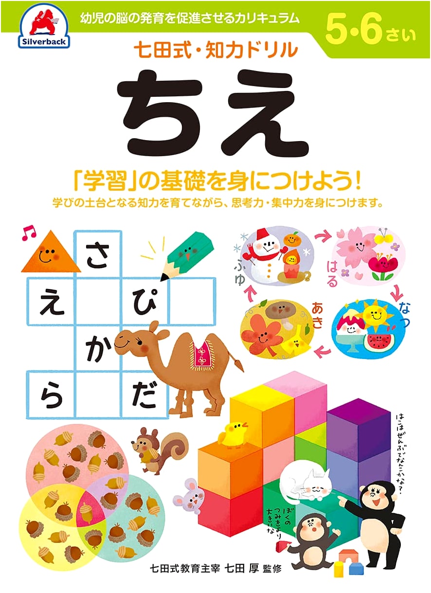 Silverback Shichida Method: Intelligence Drill for Ages 5-6 - Puzzles, Mazes, Thinking Skills
