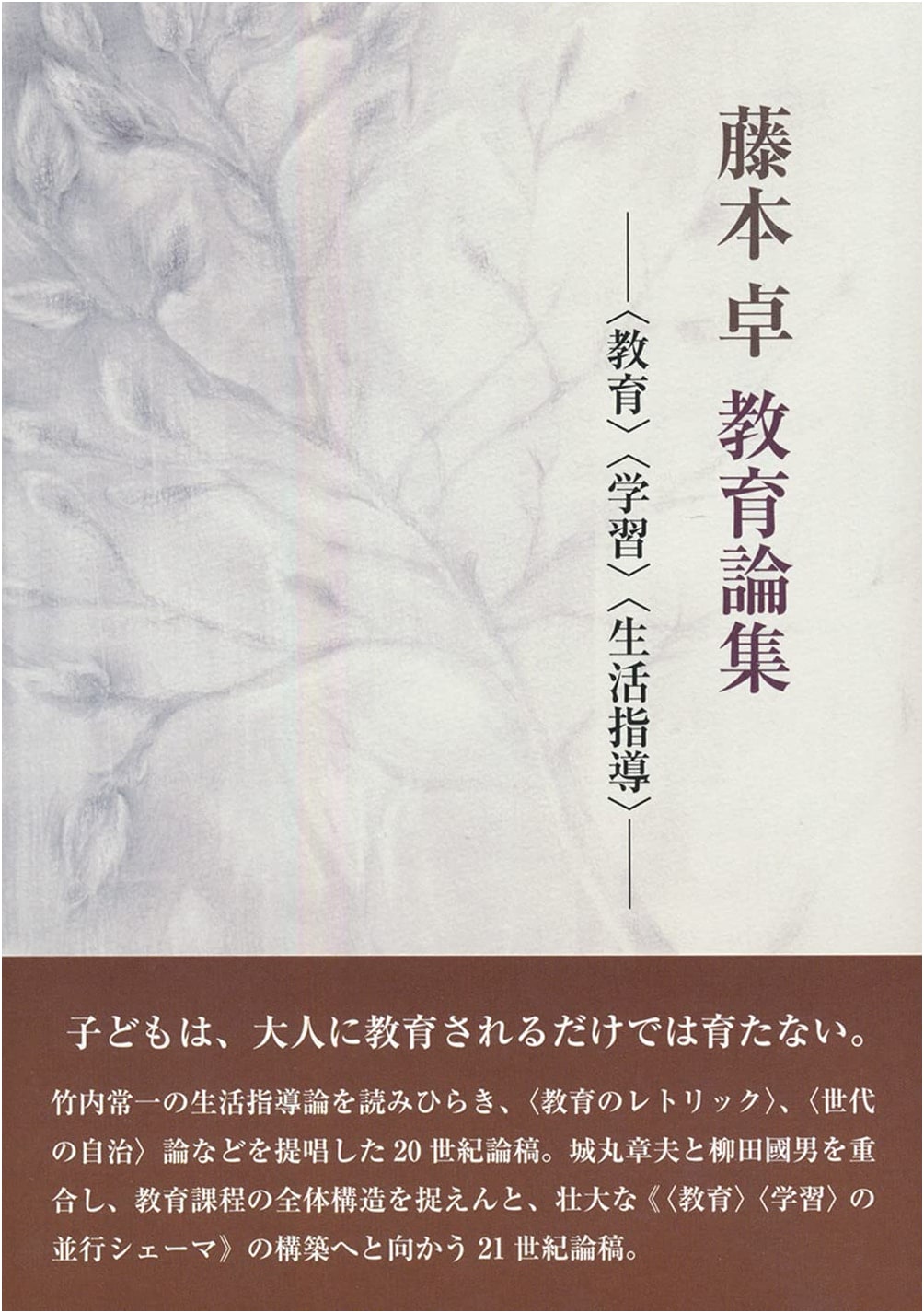 Taku Fujimoto's Collection of Educational Essays: Education, Learning, and Life Guidance