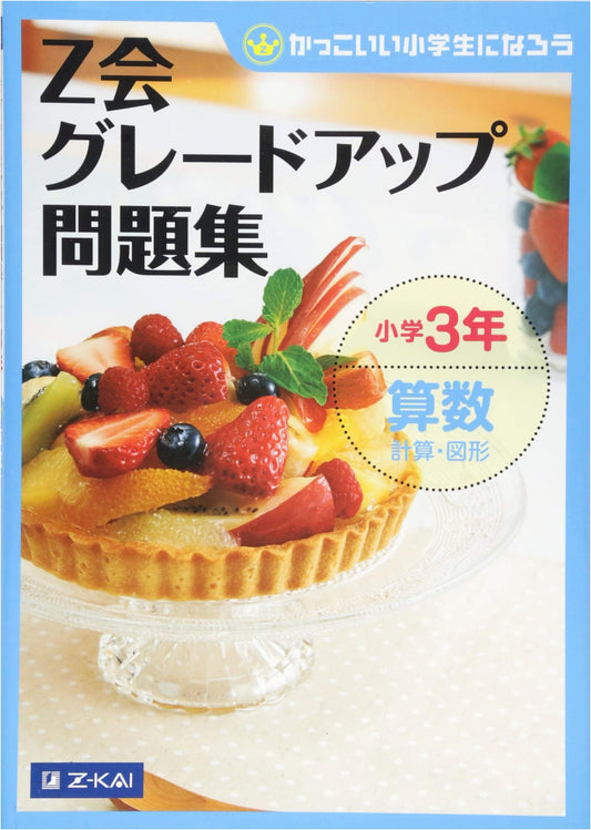 Z-Kai Grade Up Workbook: Elementary School 3rd Grade - Math Calculations & Geometry