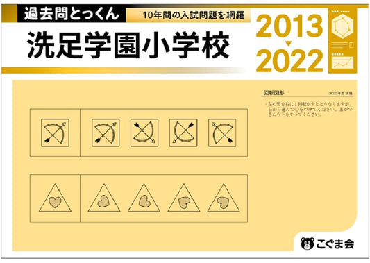 Senzoku Gakuen Elementary School: 2023 Past Exam Questions Intensive Training