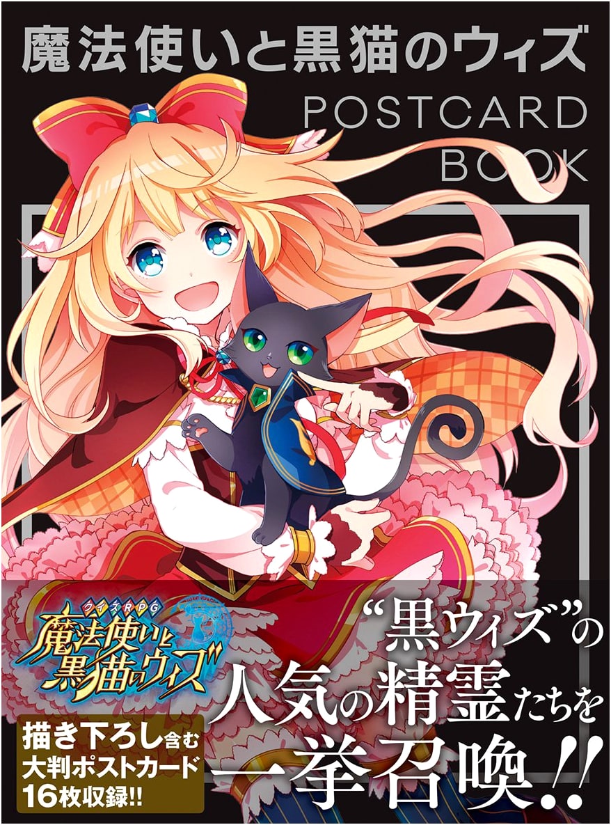 The Wizard and the Black Cat Wiz Postcard Book
