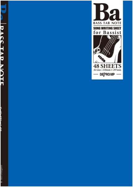 Bass TAB Notebook A4