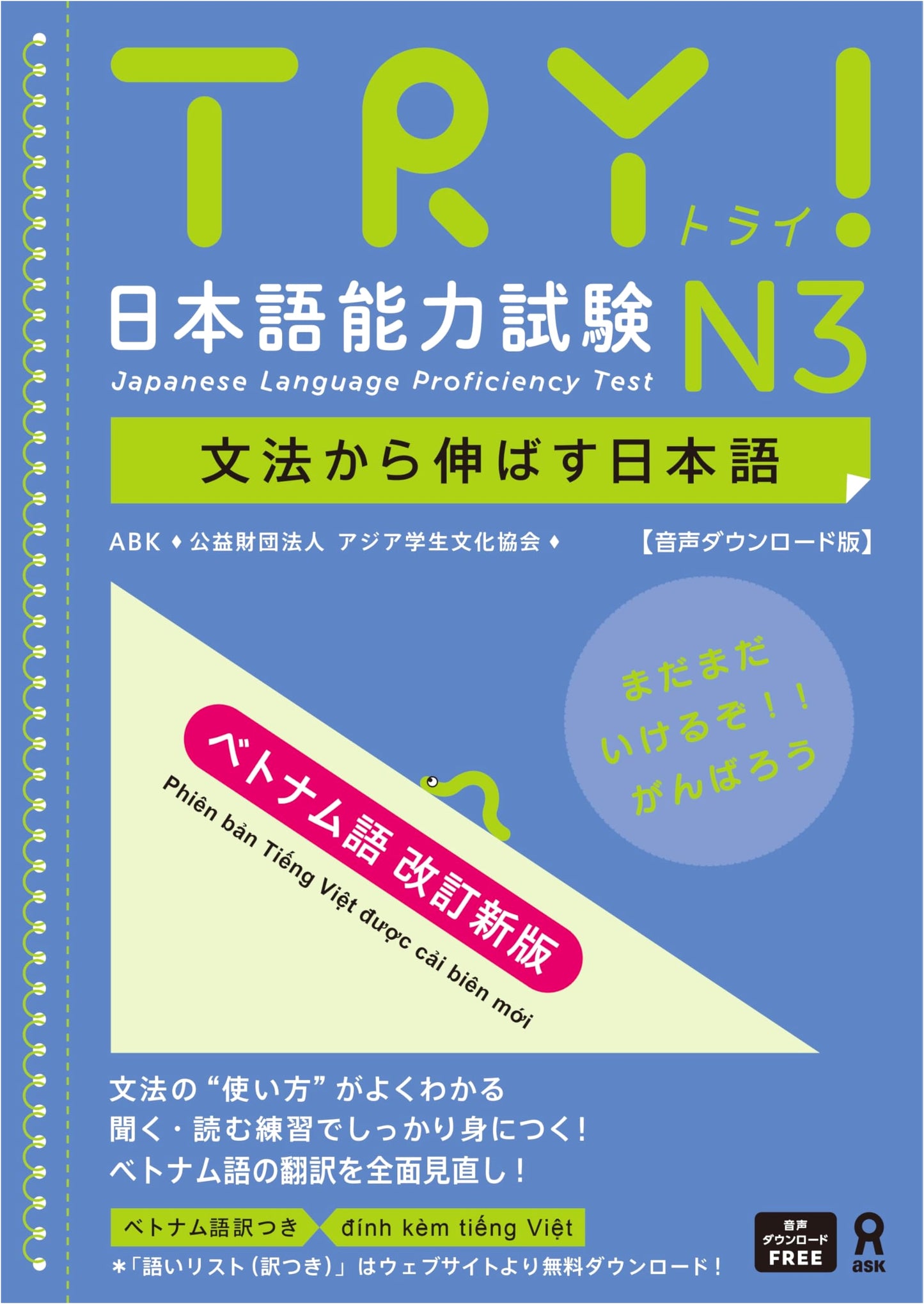 TRY! Japanese Language Proficiency Test N3 with Audio Download (Vietnamese Edition)