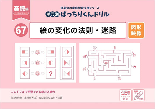 67 Bacchirikun Drill: Picture Transformation & Mazes (Basic Edition)