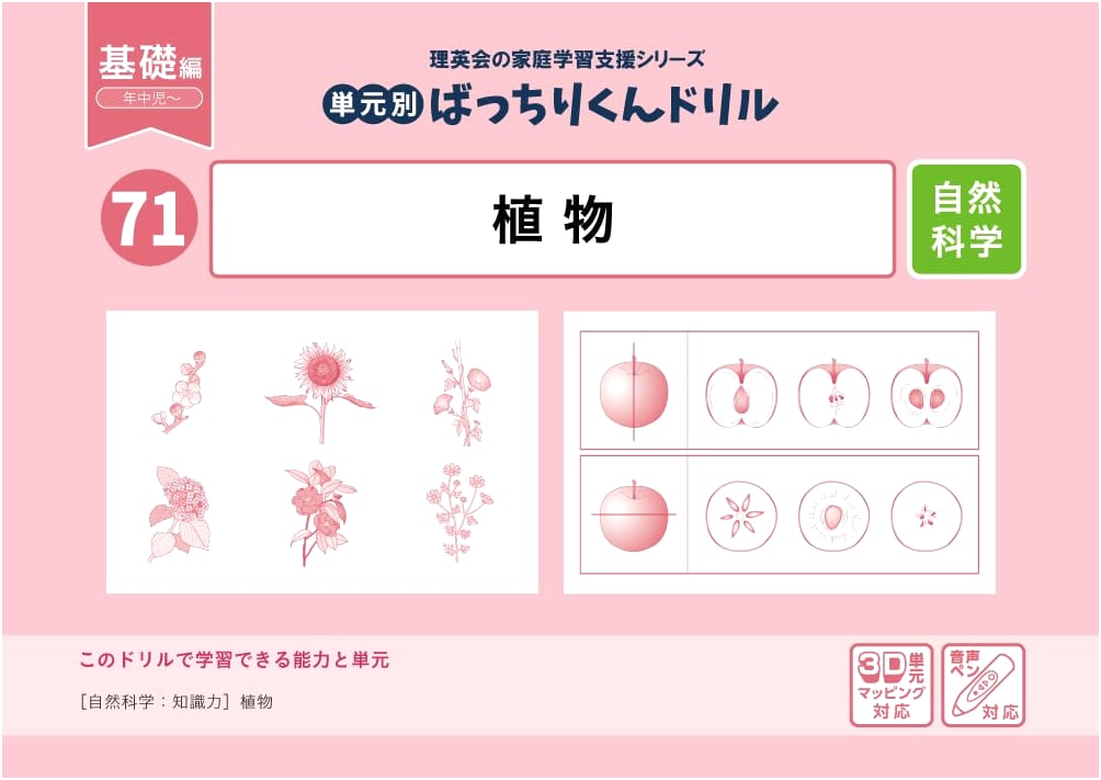 71 Unit-Based Bacchiri-kun Drill: Plants (Basic Edition)