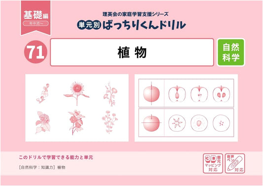 71 Unit-Based Bacchiri-kun Drill: Plants (Basic Edition)