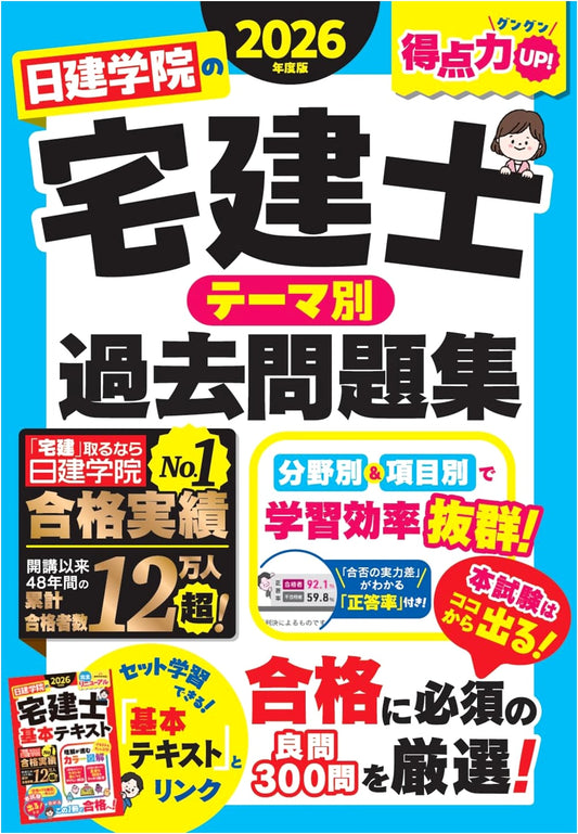 Nikken Gakuin Real Estate Agent Exam: Thematic Past Questions 2026 Edition