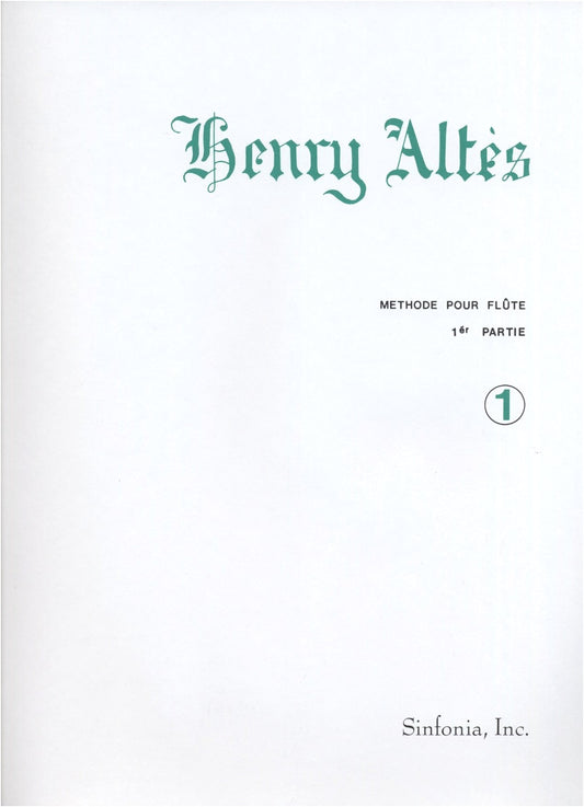 Artes Flute Method, Volume 1: Translated & Commentated by Yasuichi Uemura