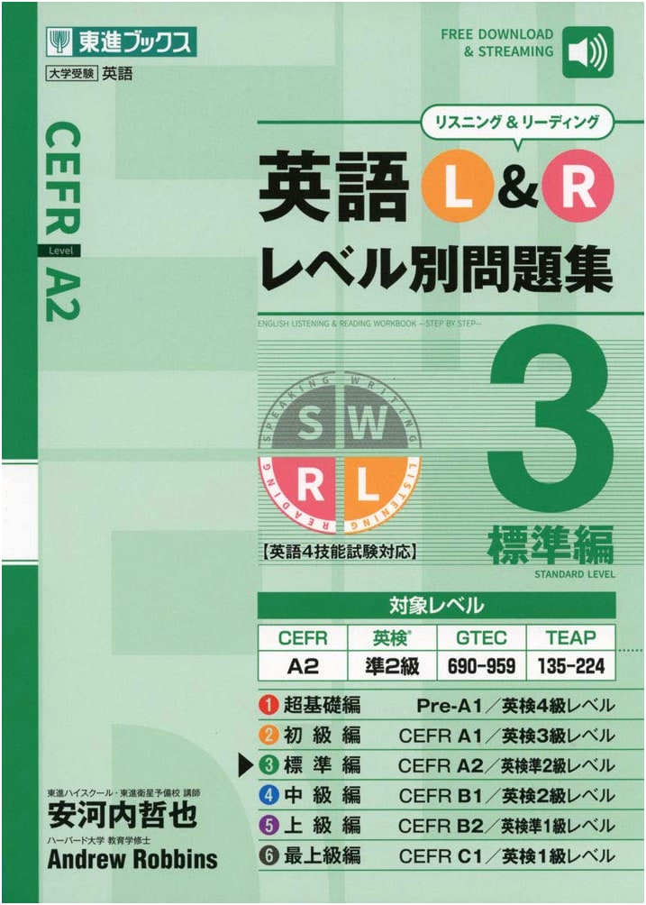 English L&R Level 3 Practice Workbook: Standard Edition (Toshin Books)