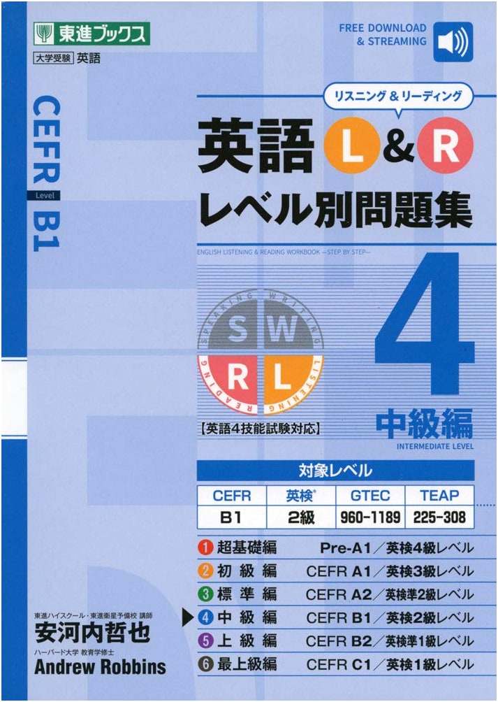English L&R Level-Specific Problem Book 4: Intermediate Edition (Toshin Books)
