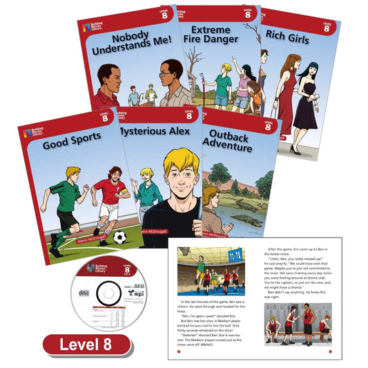 Building Blocks Library Level 8: 6-Book Set with CD