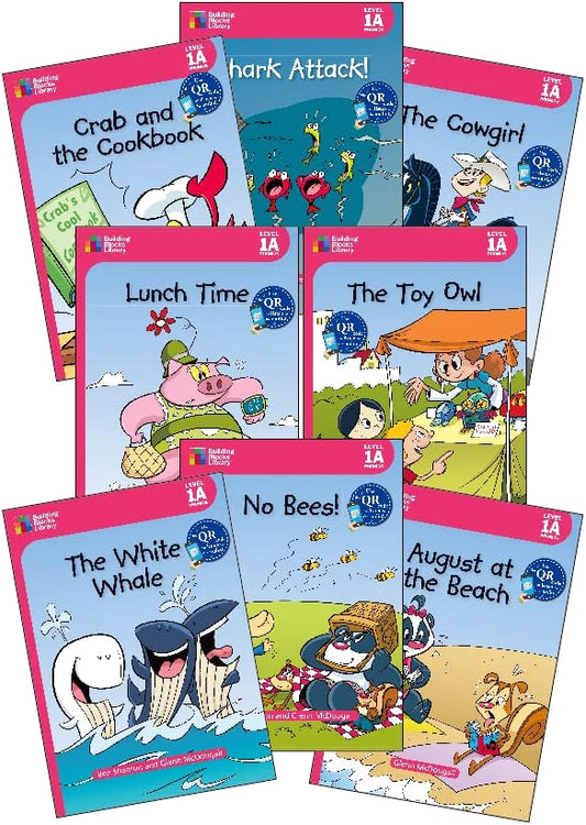 Building Blocks Library Level 1A: QR Code Edition (8-Book Set) (BBL)