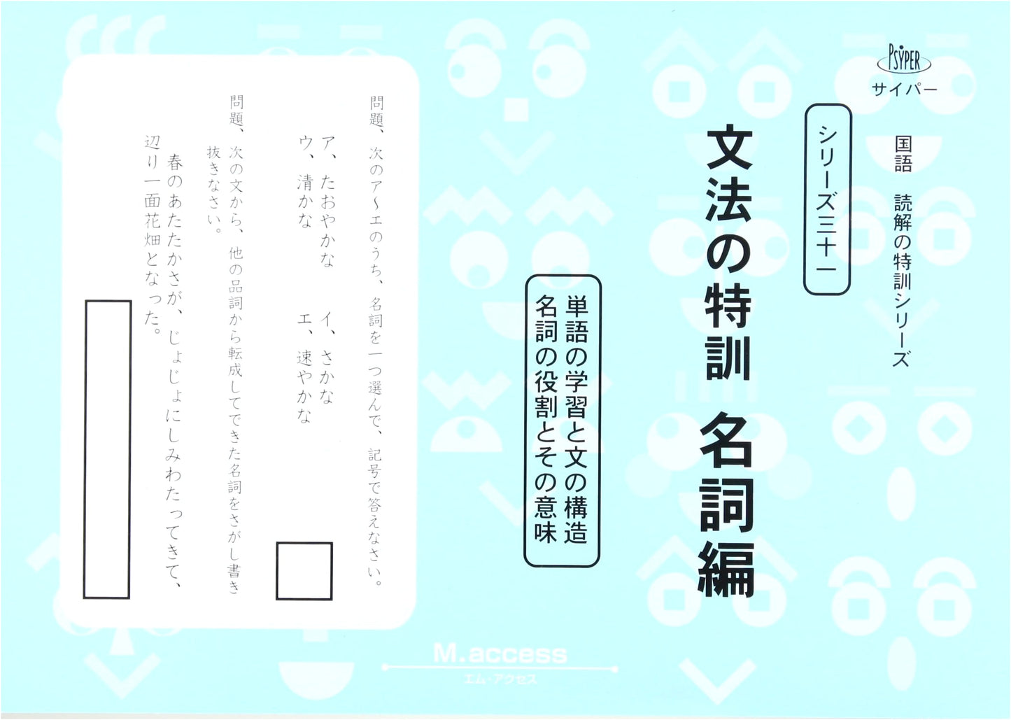 Japanese Reading Comprehension Series 31: Intensive Grammar Training - Noun Edition