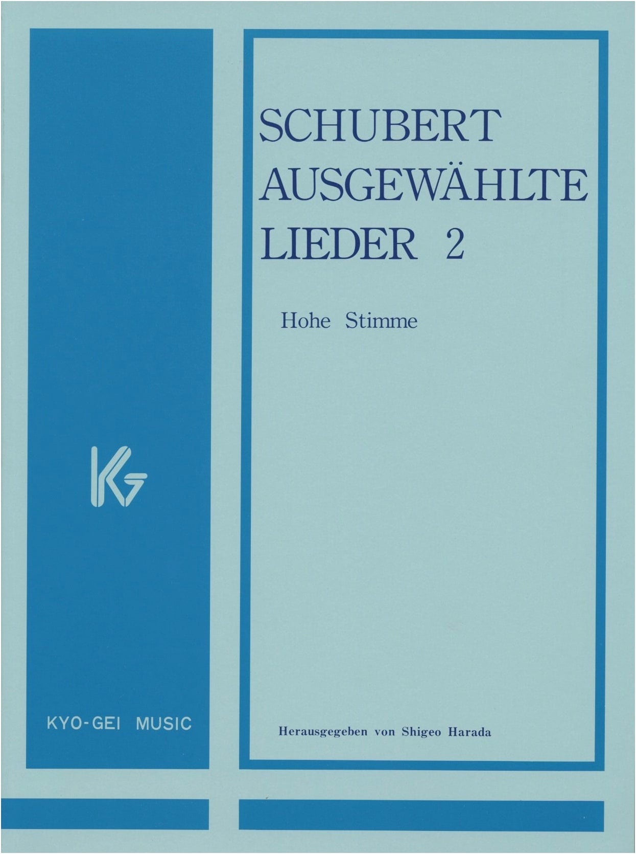 Selected Schubert Songs for High Voice, Volume 2