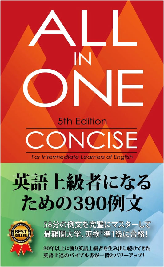 ALL IN ONE: 390 Sentence Patterns to Master Advanced English by Eiji Takayama