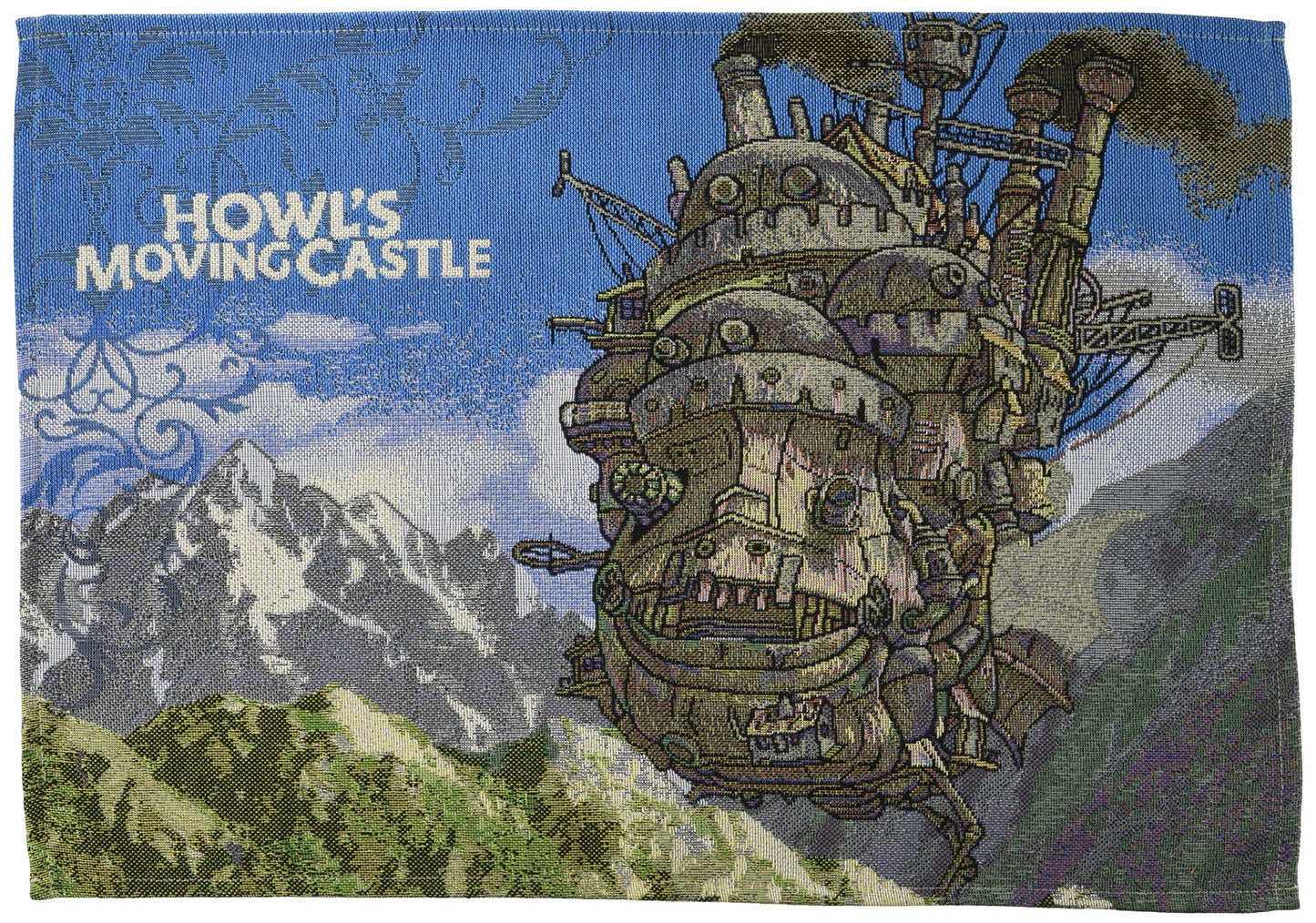 Marushin Studio Ghibli Howl's Moving Castle Woven Place Mat 33x48cm Castle in The Sky 1165024800 Japan Import