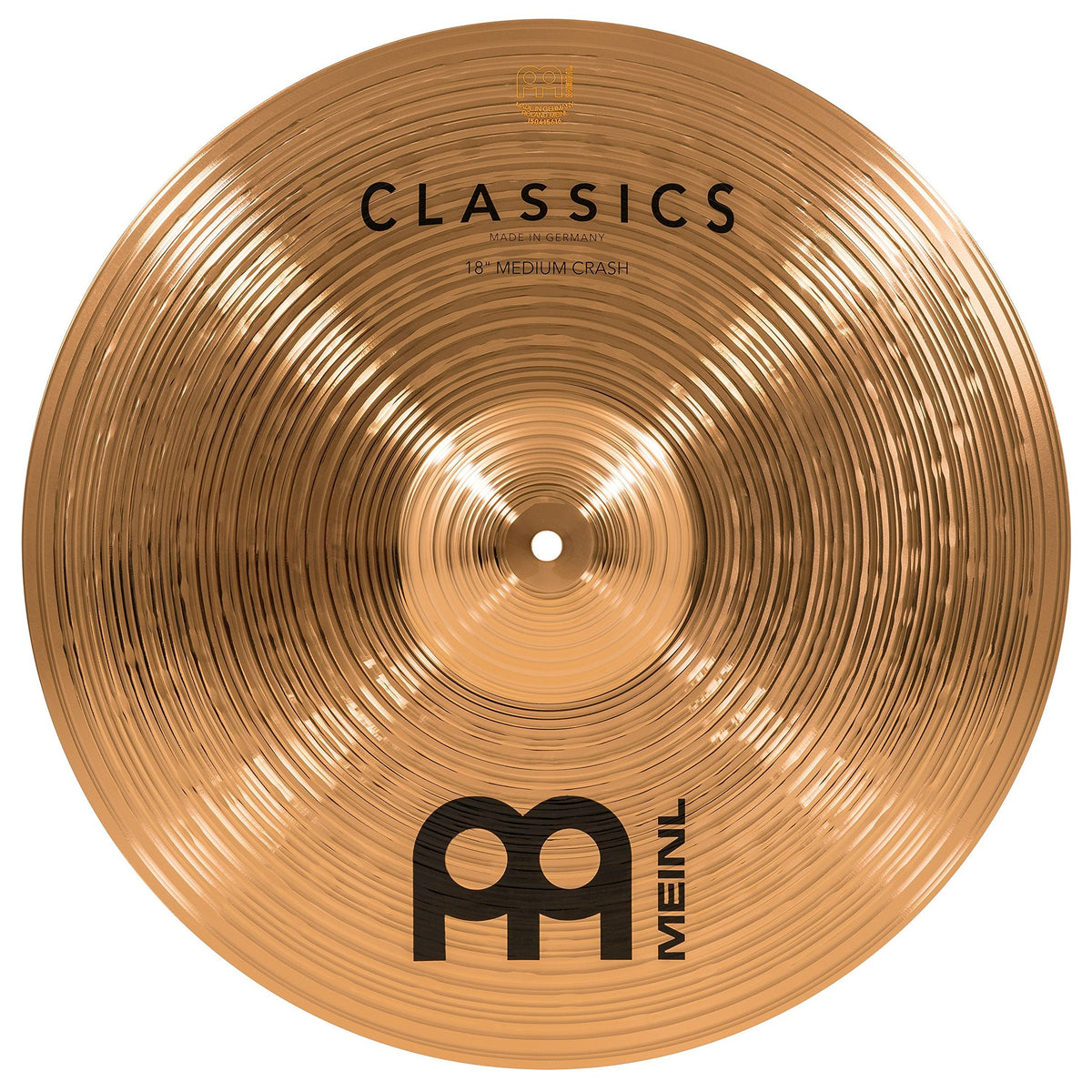 Meinl 18" Medium Crash Cymbal - Classics Traditional - Made in Germany, 2-YEAR WARRANTY (C18MC)