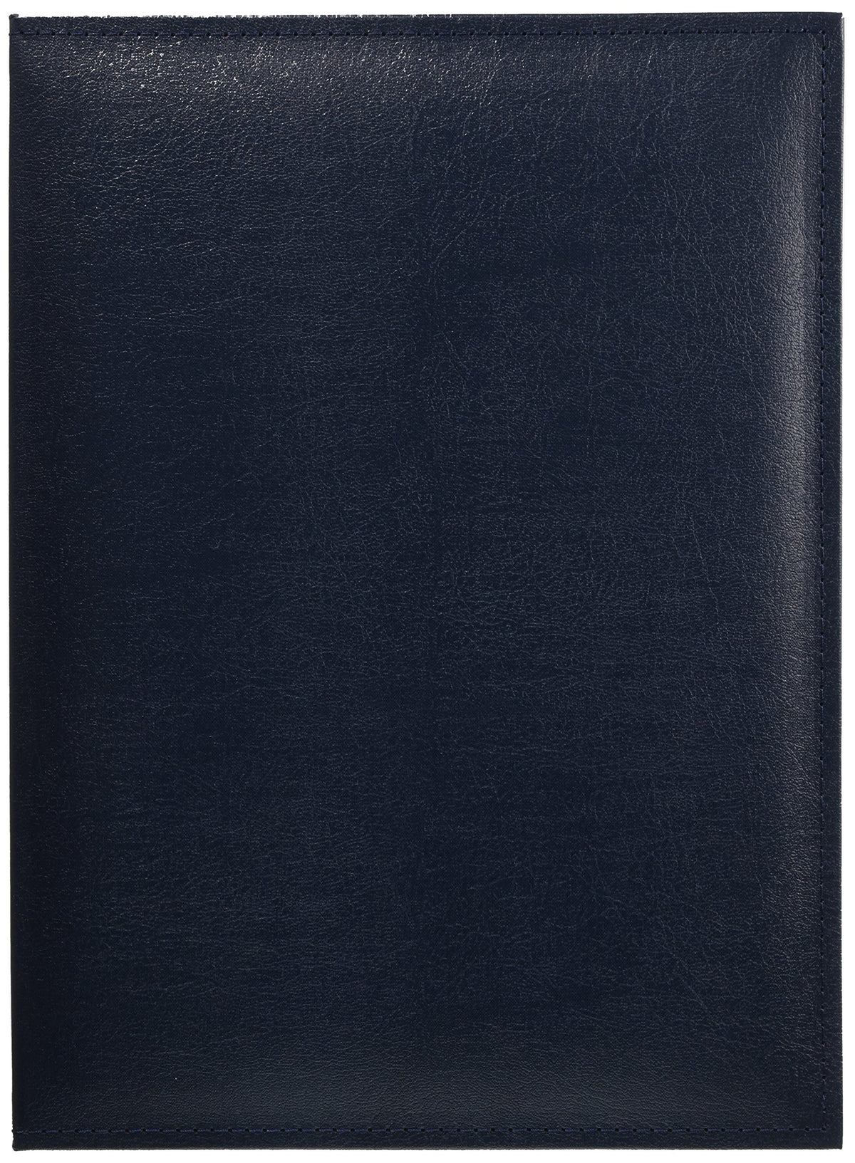 Collect signing-certificate holder navy blue A4-size cloth leather F-244-BL