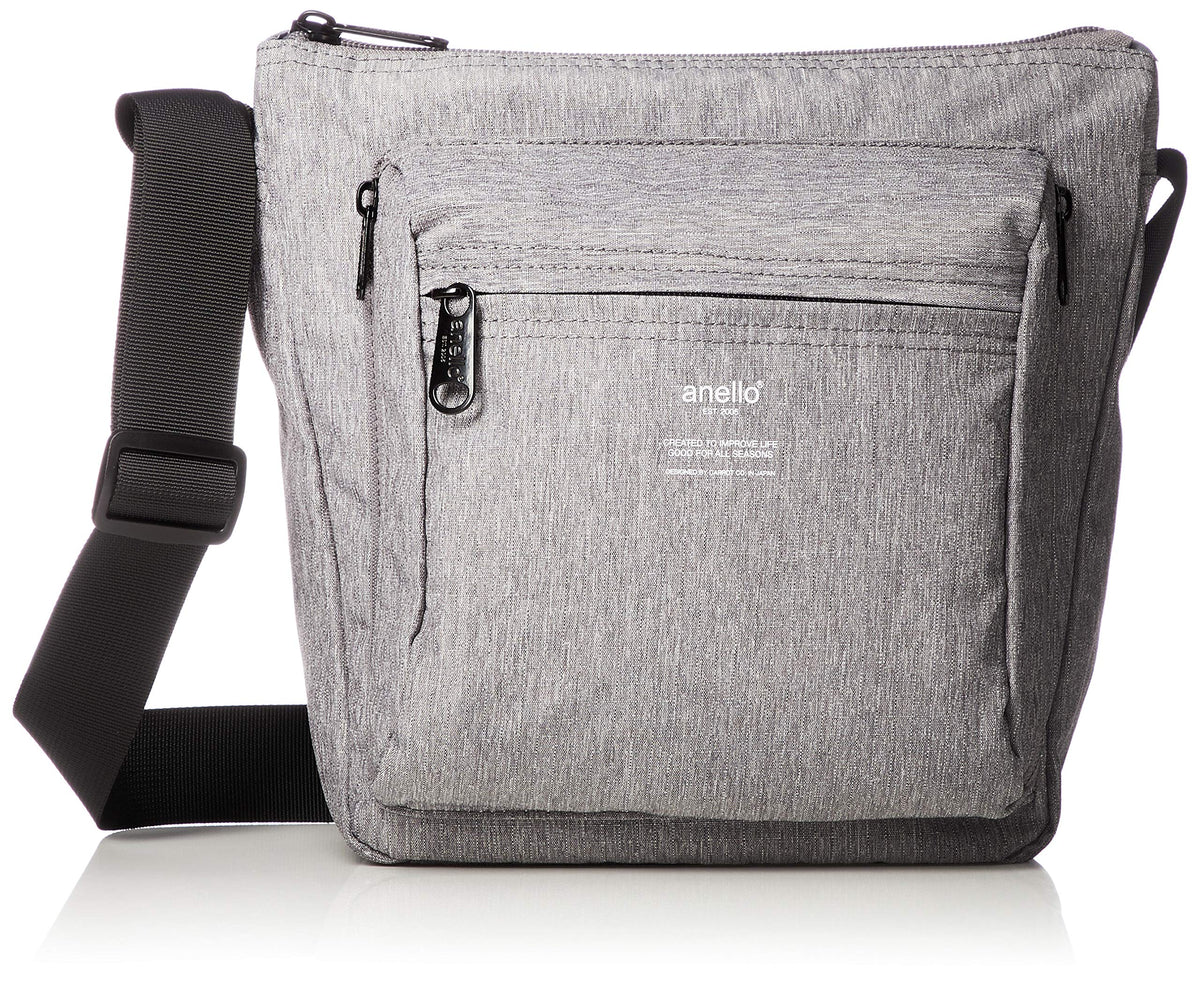 anello(アネロ) Vertical Shoulder Bag, Grey (Grey Marl)