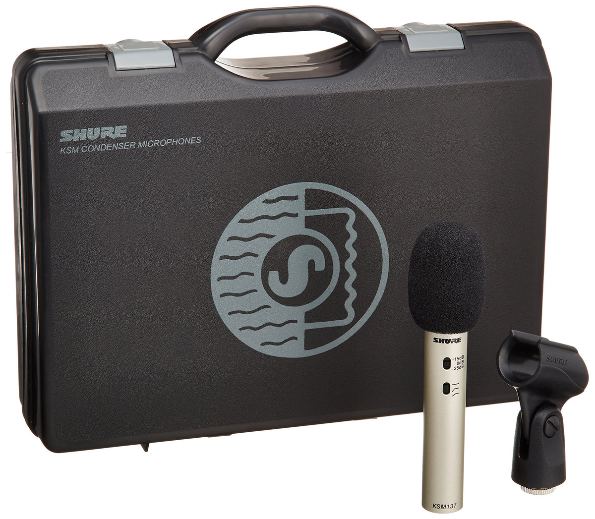 Shure KSM 137/SL End-Address Cardioid Condenser Microphone, Champagne