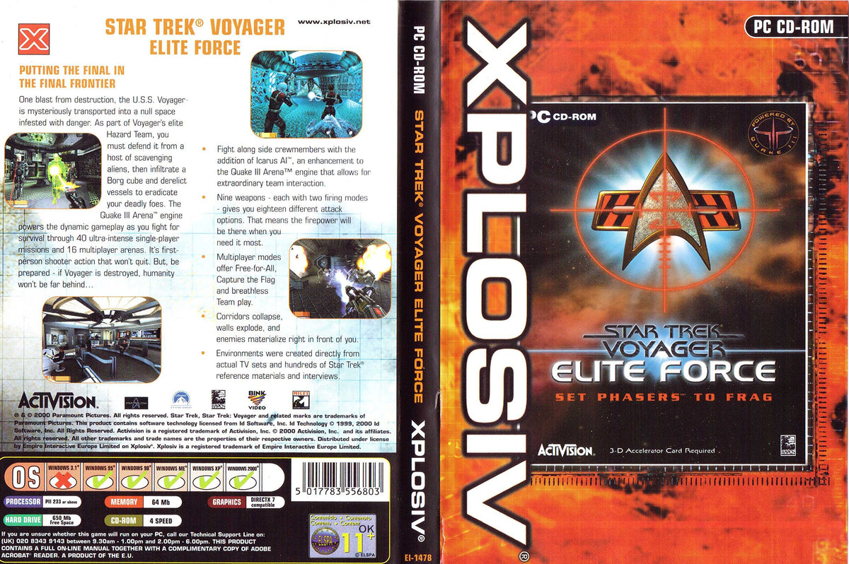 Xplosiv Star Trek Voyager Elite Force [windows 98/me/2000/xp]