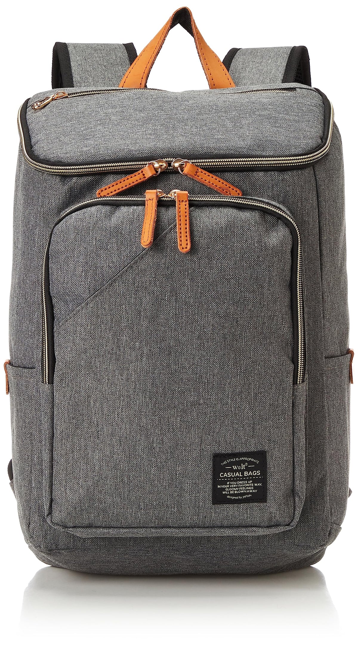 w*lt(ウォルト) Women Casual Bag, Gray (Dark Gray), One Size